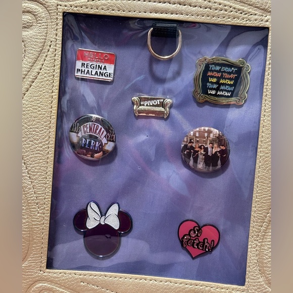 Friends Pin Collector Mini Backpack - BoxLunch Exclusive With Pins - Picture 2 of 13